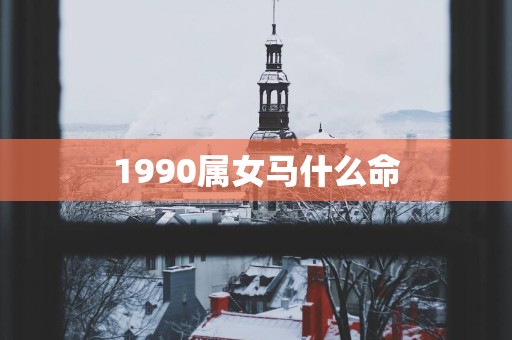 1990属女马什么命