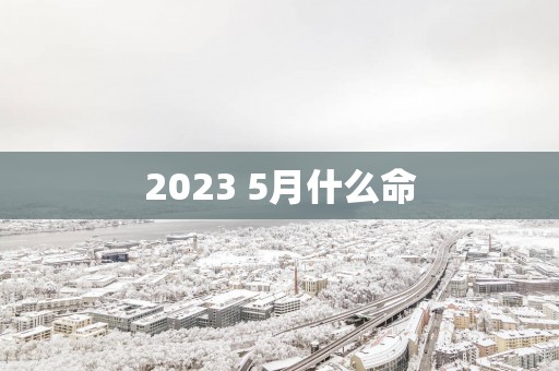 2025 5月什么命