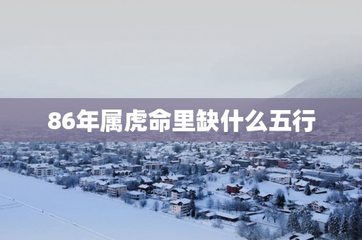 86年属虎命里缺什么五行