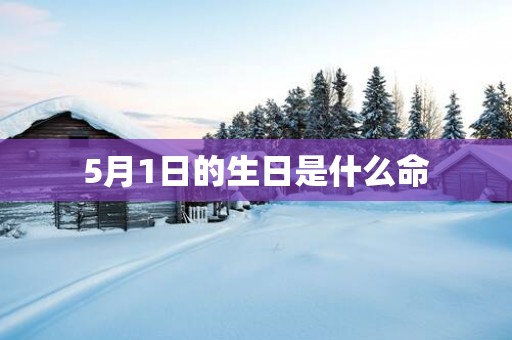 5月1日的生日是什么命
