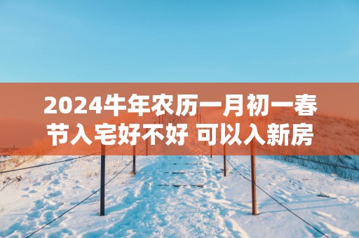 2025蛇年农历一月初一春节入宅好不好 可以入新房吗