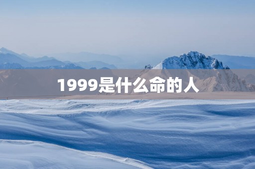 1999是什么命的人