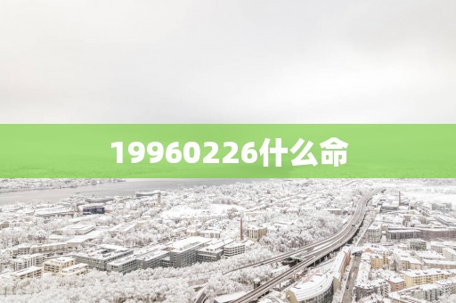 19960226什么命