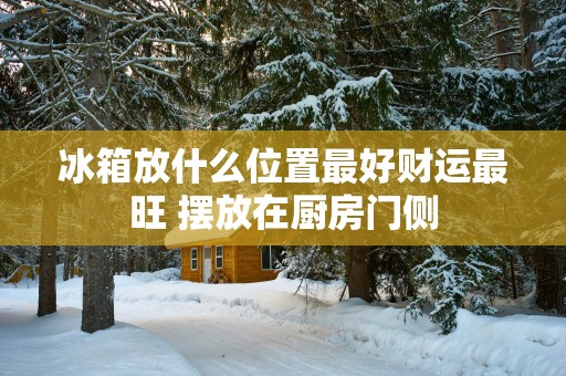 冰箱放什么位置最好财运最旺 摆放在厨房门侧