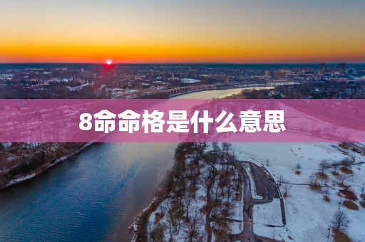 8命命格是什么意思