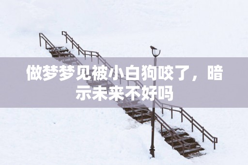 做梦梦见被小白狗咬了，暗示未来不好吗