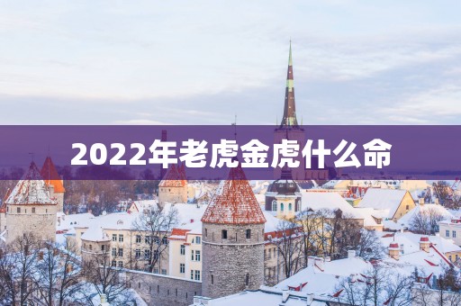 2025年老虎金虎什么命