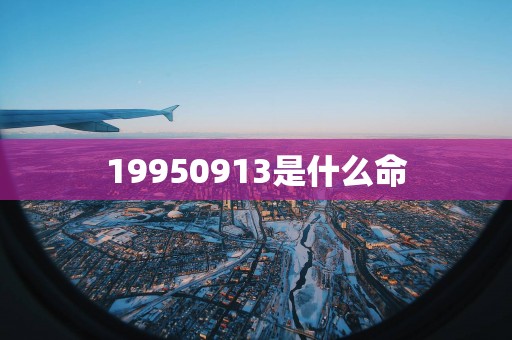19950913是什么命