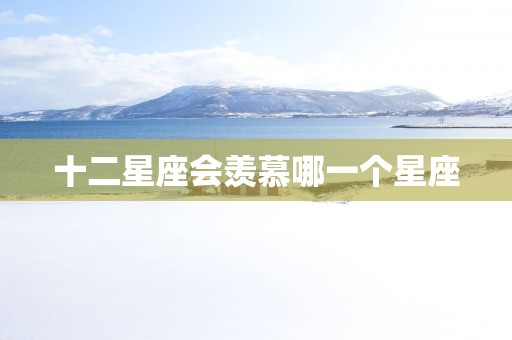 十二星座会羡慕哪一个星座