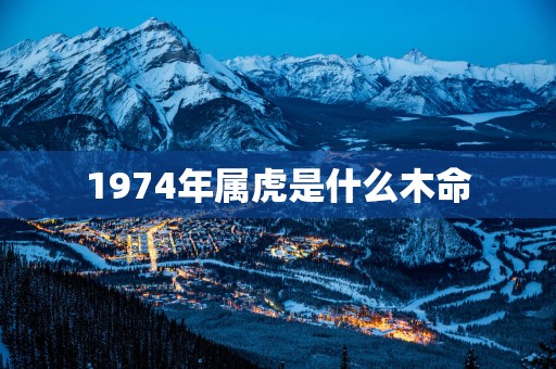 1974年属虎是什么木命