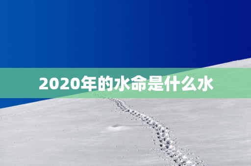 2025年的水命是什么水