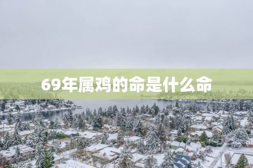69年属鸡的命是什么命
