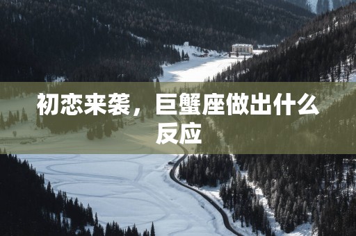 初恋来袭，巨蟹座做出什么反应