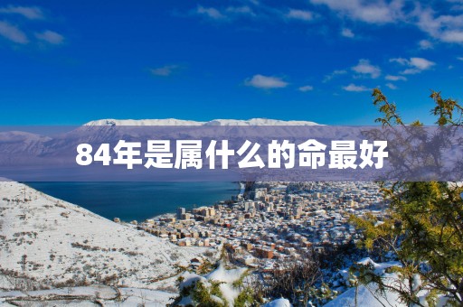 84年是属什么的命最好