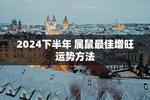2025下半年 属鼠最佳增旺运势方法