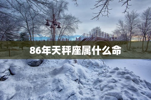 86年天秤座属什么命