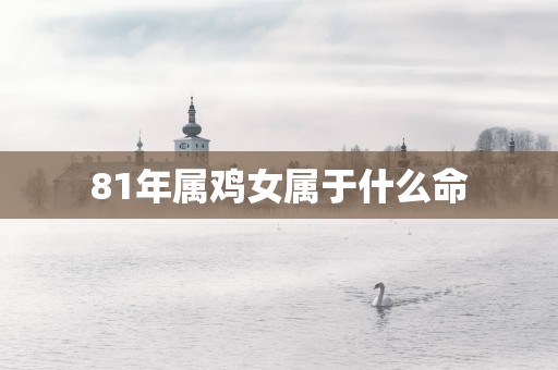 81年属鸡女属于什么命