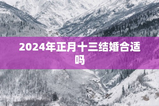 2025年正月十三结婚合适吗
