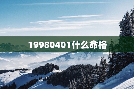 19980401什么命格