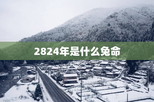 2824年是什么兔命