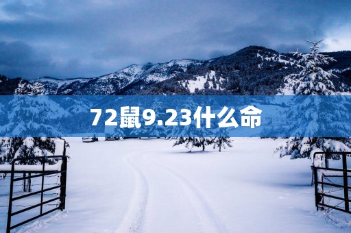 72鼠9.23什么命