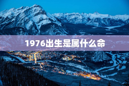 1976出生是属什么命