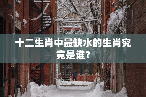 十二生肖中最缺水的生肖究竟是谁？