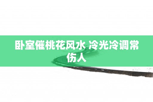 卧室催桃花风水 冷光冷调常伤人