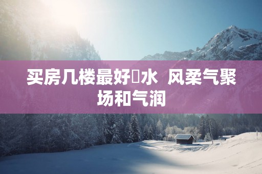 买房几楼最好風水  风柔气聚场和气润