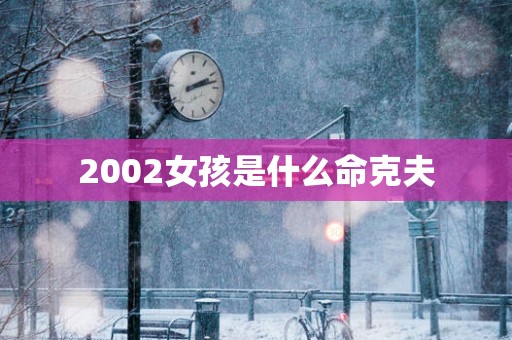 2002女孩是什么命克夫