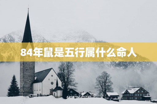 84年鼠是五行属什么命人