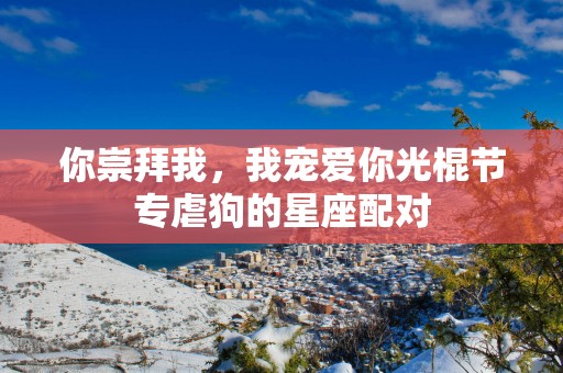 你崇拜我，我宠爱你光棍节专虐狗的星座配对