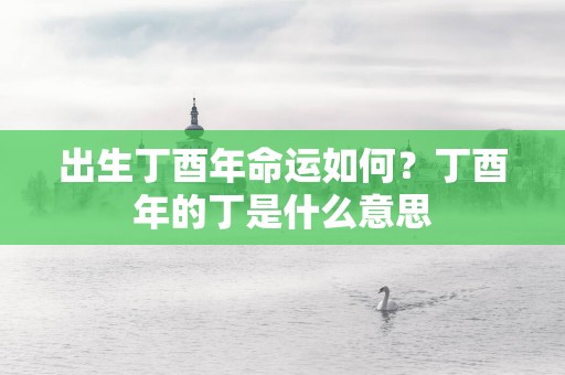 出生丁酉年命运如何？丁酉年的丁是什么意思