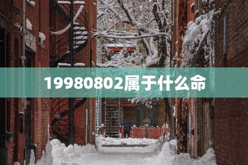 19980802属于什么命