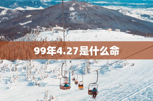 99年4.27是什么命