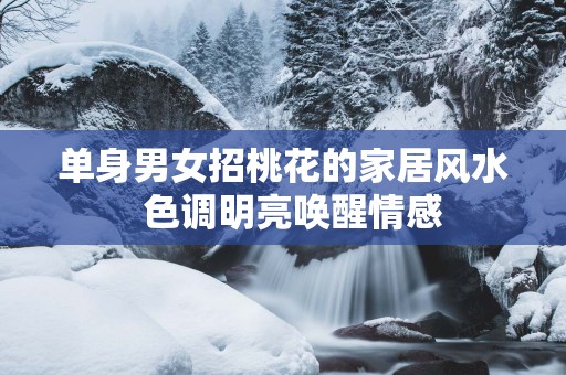 单身男女招桃花的家居风水  色调明亮唤醒情感