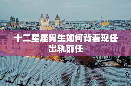 十二星座男生如何背着现任出轨前任