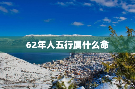 62年人五行属什么命