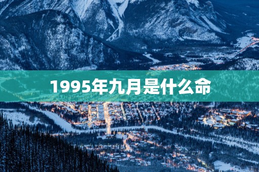 1995年九月是什么命