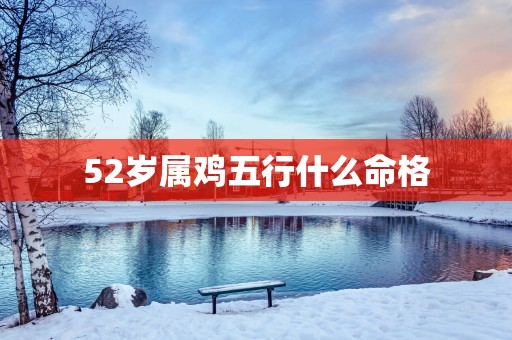 52岁属鸡五行什么命格