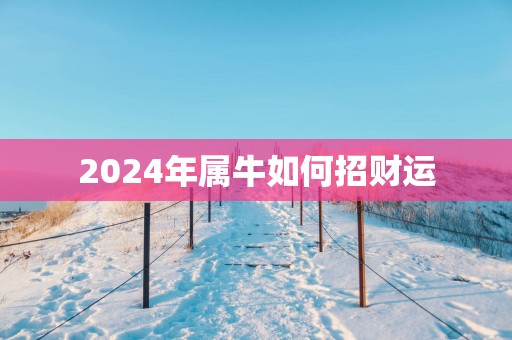 2025年属牛如何招财运