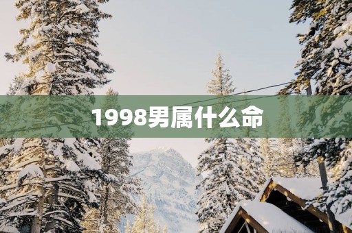 1998男属什么命