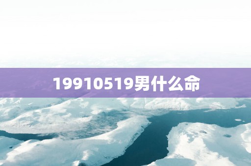 19910519男什么命