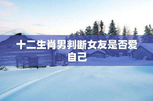 十二生肖男判断女友是否爱自己
