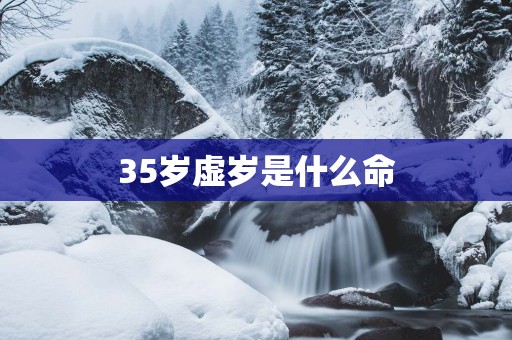 35岁虚岁是什么命