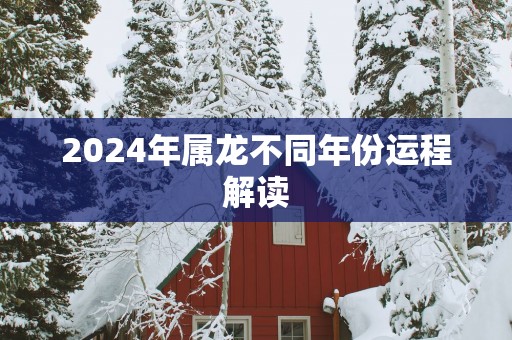 2025年属龙不同年份运程解读