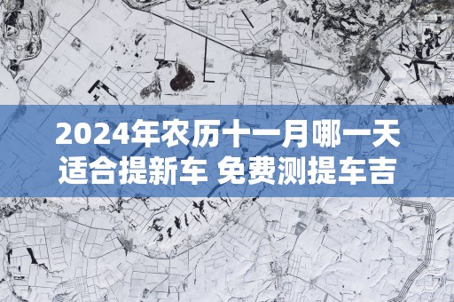 2025年农历十一月哪一天适合提新车 免费测提车吉日