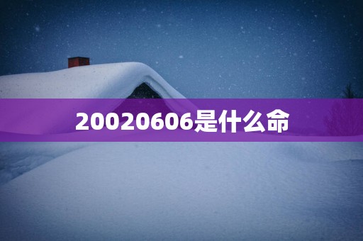 20020606是什么命