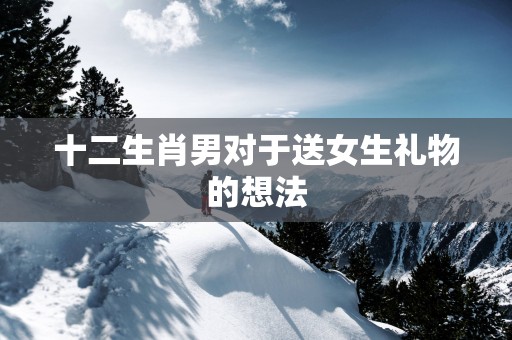 十二生肖男对于送女生礼物的想法