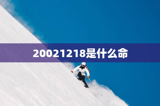 20021218是什么命